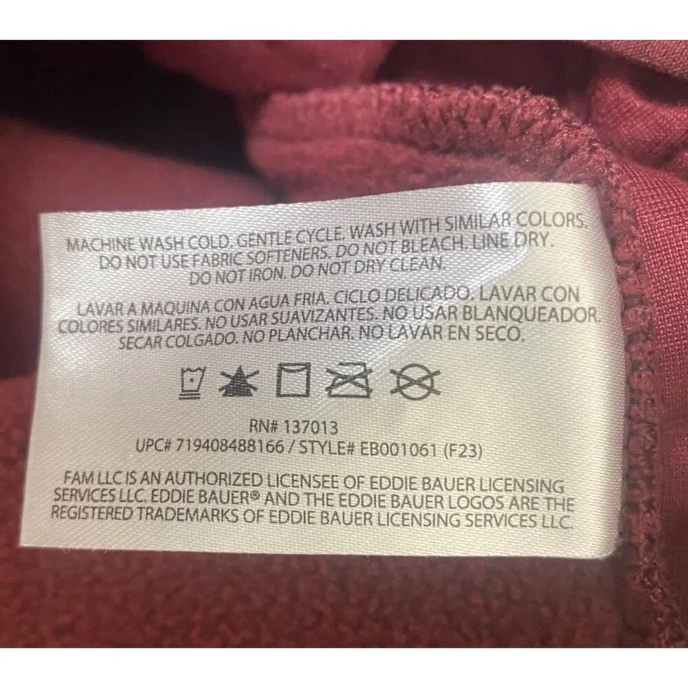 Eddie Bauer half button